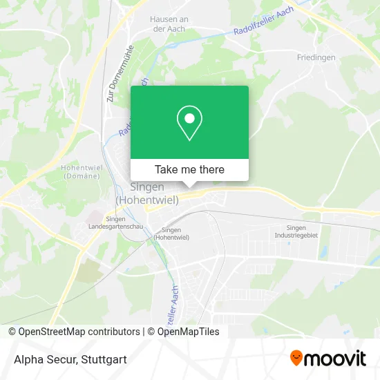 Alpha Secur map