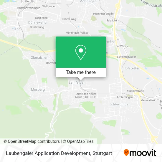 Laubengaier Application Development map