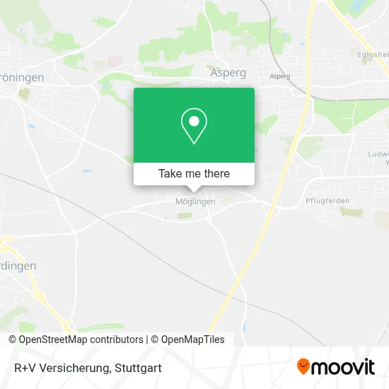 R+V Versicherung map