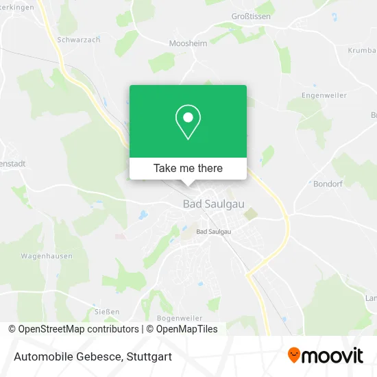 Automobile Gebesce map