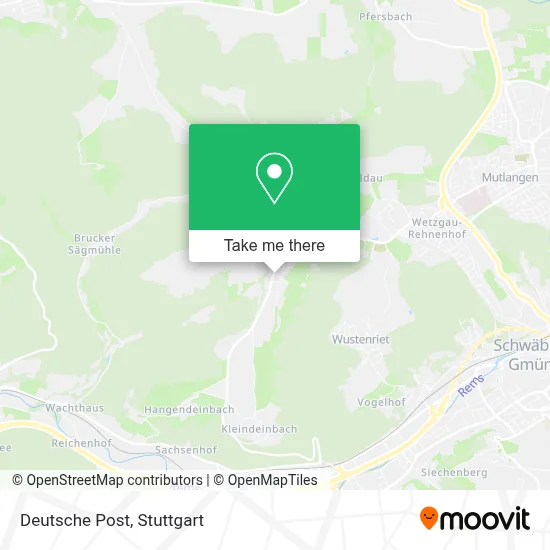 Deutsche Post map