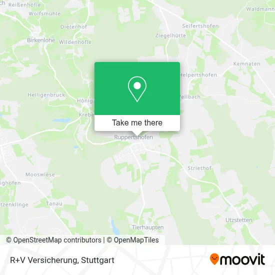 R+V Versicherung map