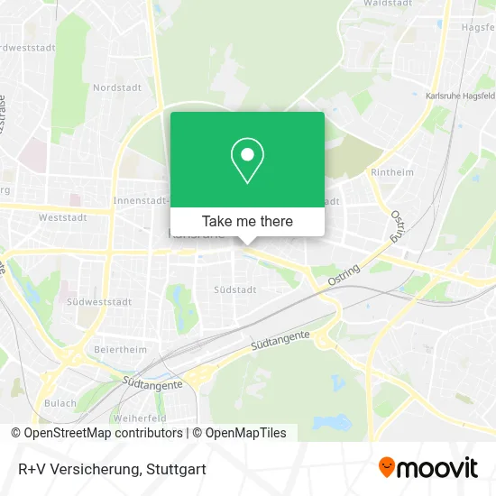 R+V Versicherung map