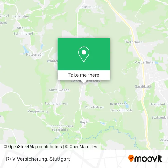 R+V Versicherung map