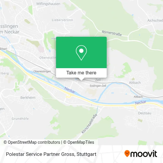 Polestar Service Partner Gross map