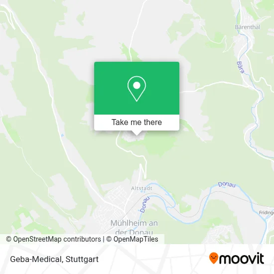 Geba-Medical map