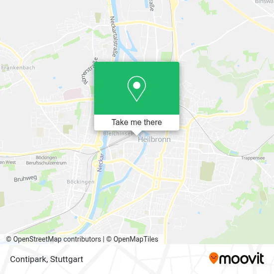 Contipark map