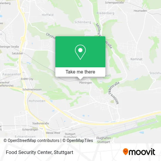 Food Security Center map