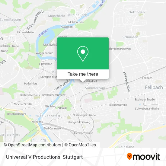 Universal V Productions map