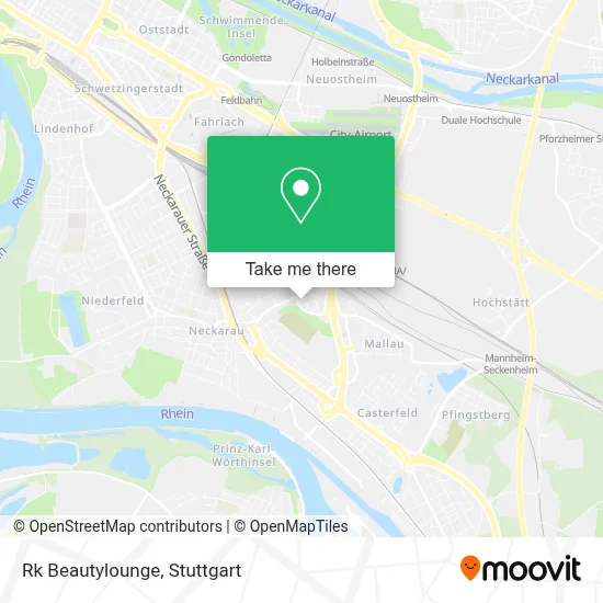 Rk Beautylounge map