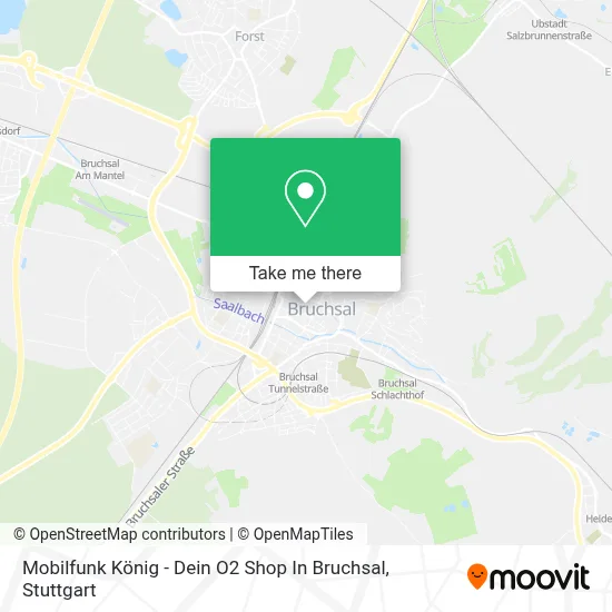 Mobilfunk König - Dein O2 Shop In Bruchsal map