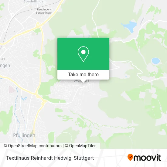 Textilhaus Reinhardt Hedwig map