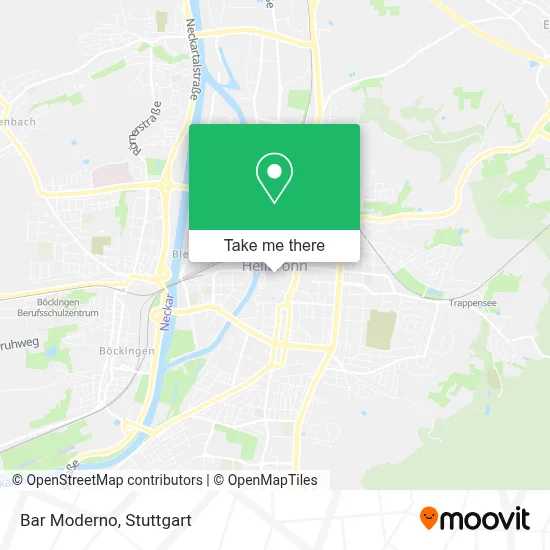 Bar Moderno map