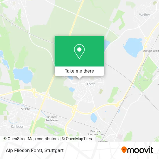 Alp Fliesen Forst map