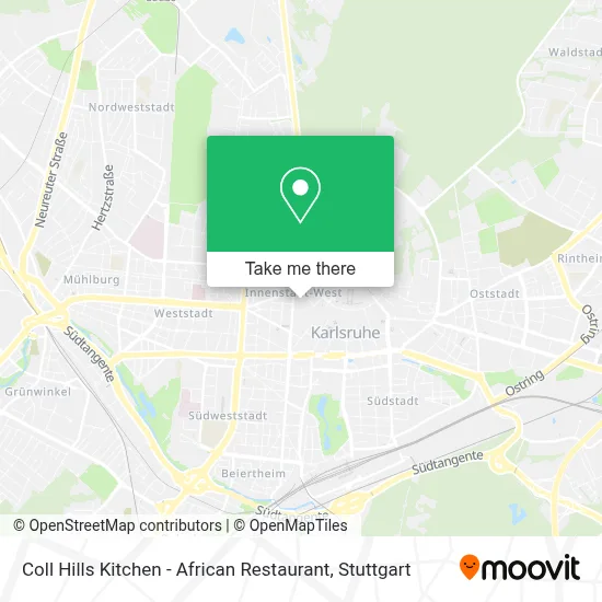 Coll Hills Kitchen - African Restaurant map