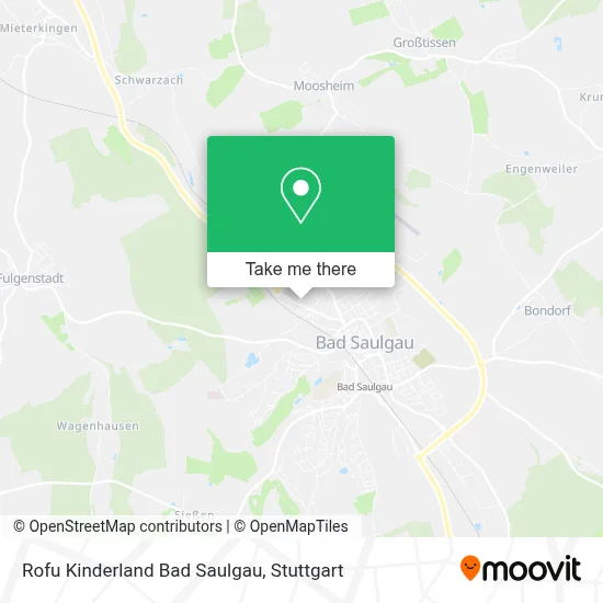 Rofu Kinderland Bad Saulgau map