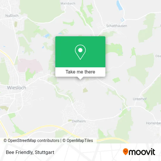 Bee Friendly map