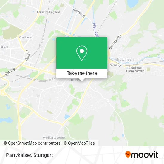 Partykaiser map