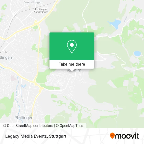 Legacy Media Events map