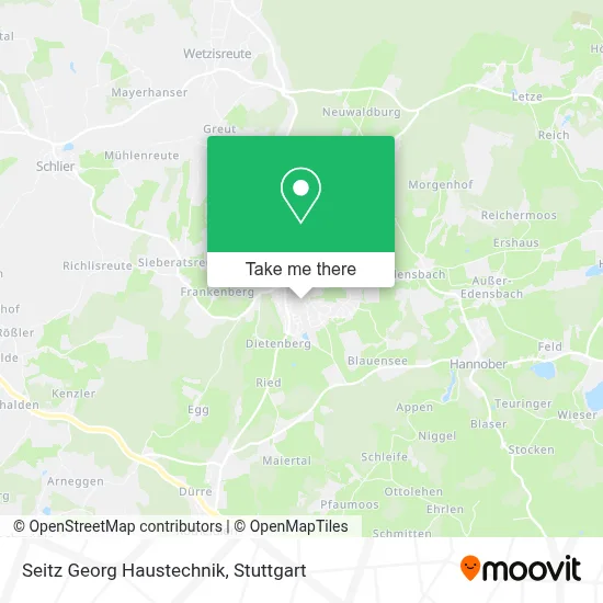 Seitz Georg Haustechnik map