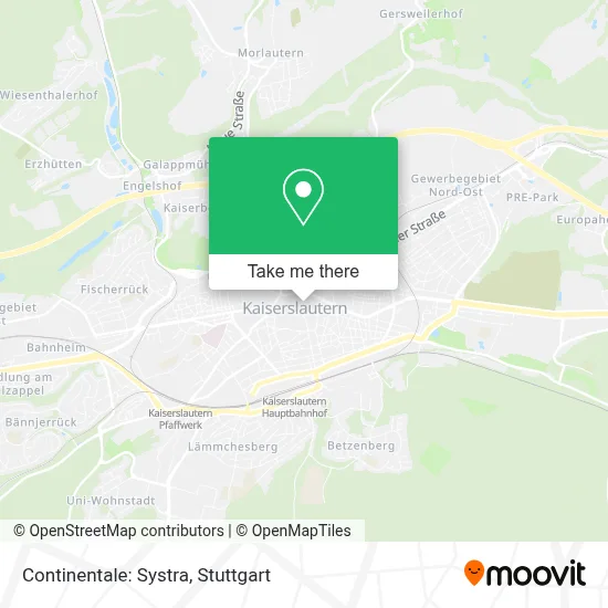 Continentale: Systra map