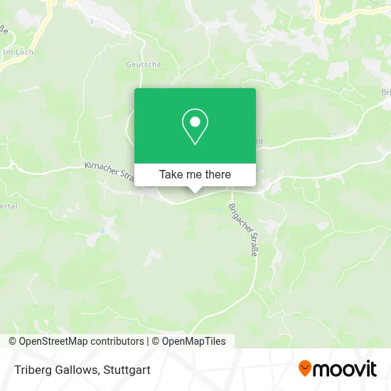 Triberg Gallows map