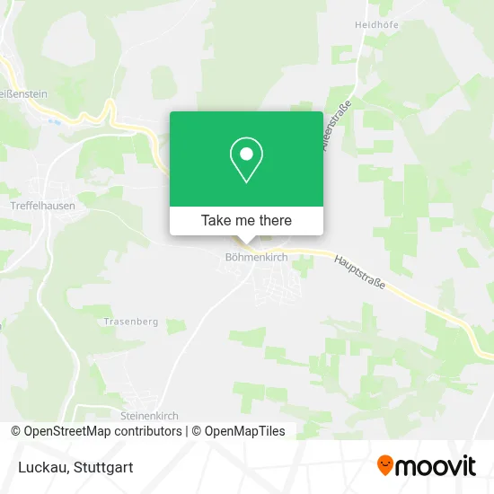 Luckau map