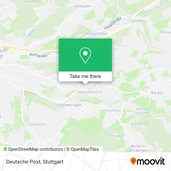 Deutsche Post map