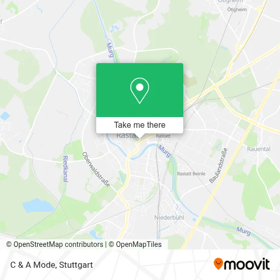 C & A Mode map