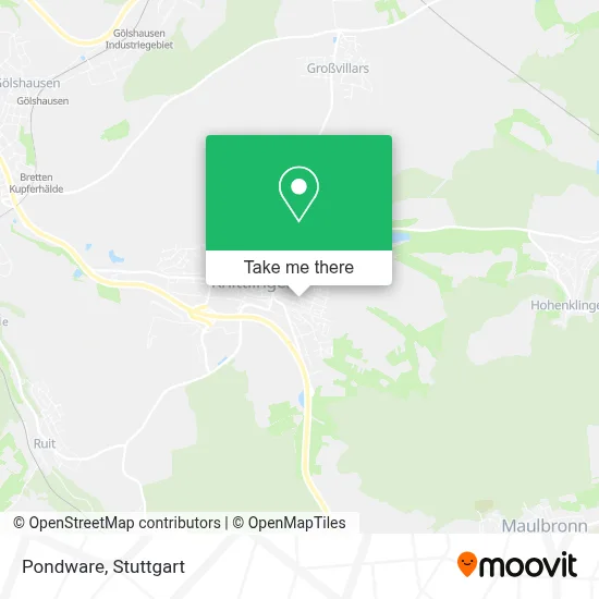 Pondware map