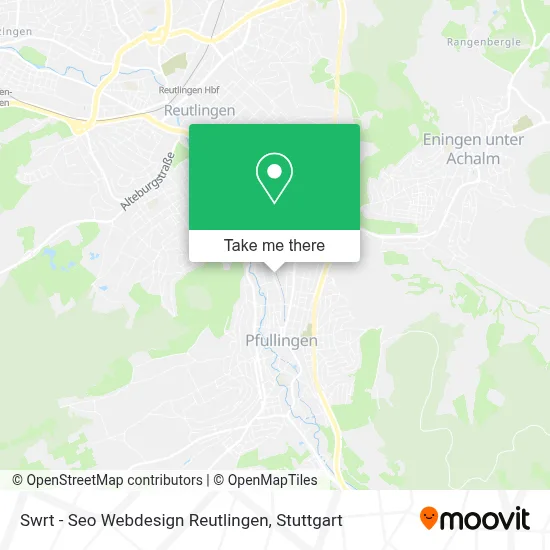 Swrt - Seo Webdesign Reutlingen map