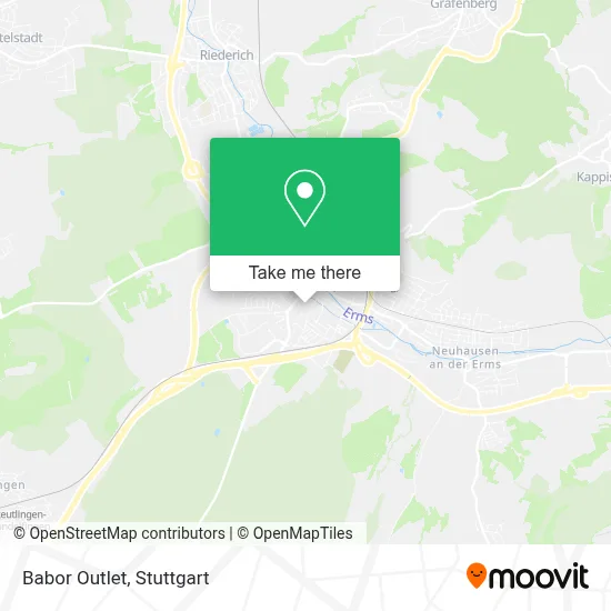 Babor Outlet map