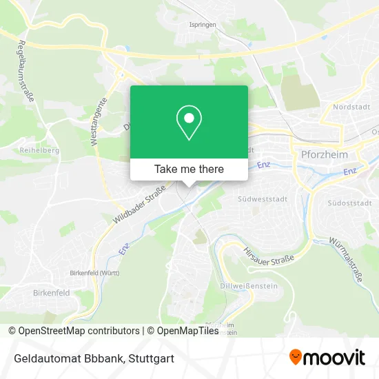Geldautomat Bbbank map
