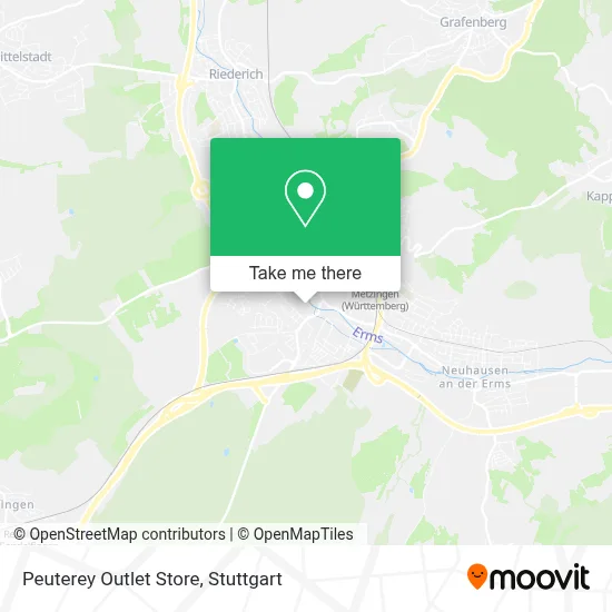 Peuterey Outlet Store map