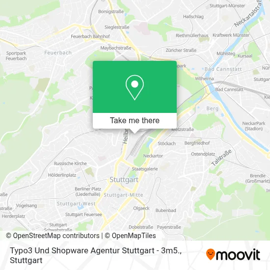 Typo3 Und Shopware Agentur Stuttgart - 3m5. map