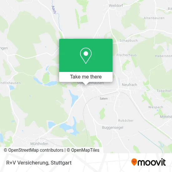 R+V Versicherung map