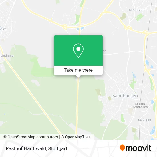 Rasthof Hardtwald map