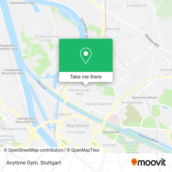 Anytime Gym map