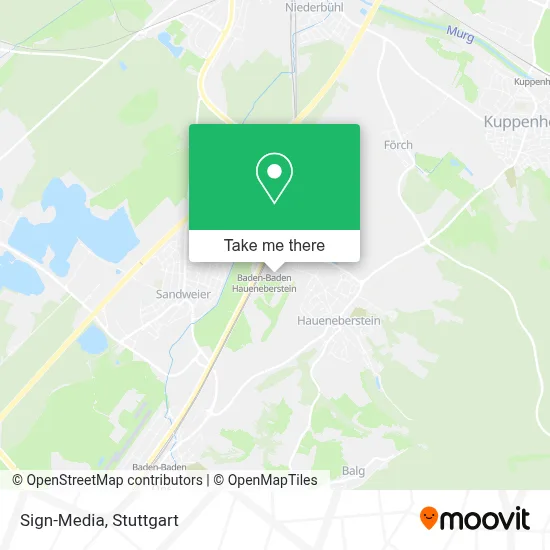Sign-Media map