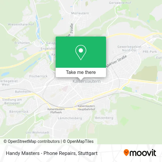 Handy Masters - Phone Repairs map