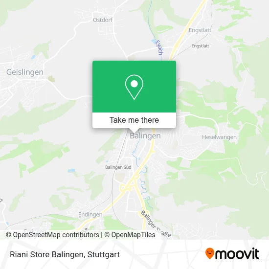Riani Store Balingen map