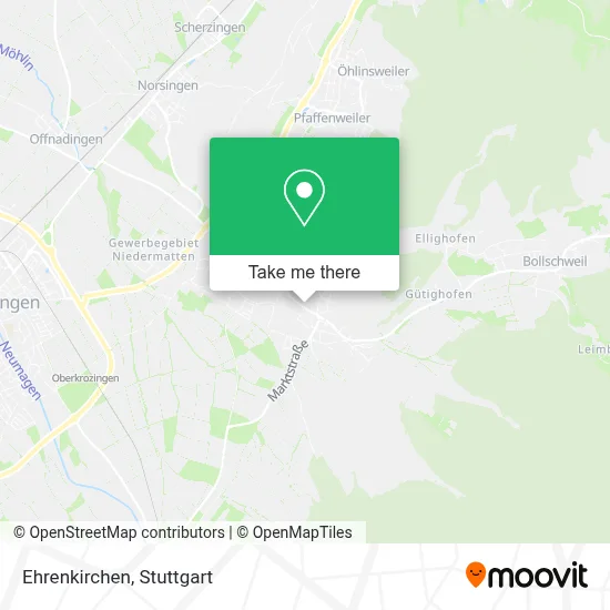 Ehrenkirchen map