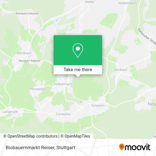 Biobauernmarkt Reiser map