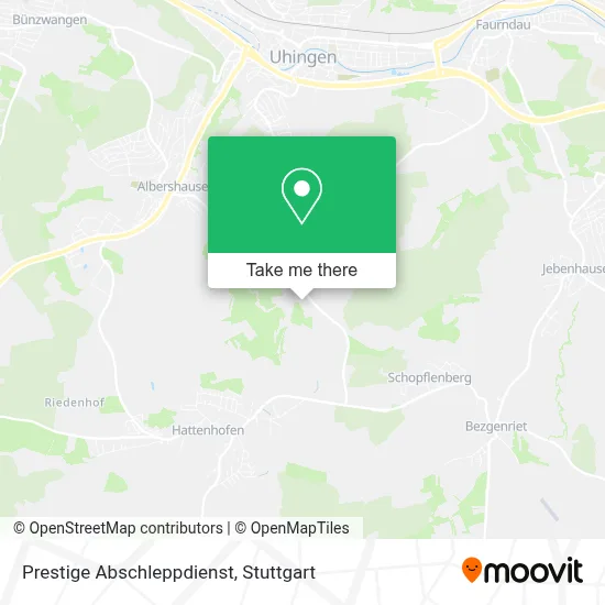 Prestige Abschleppdienst map