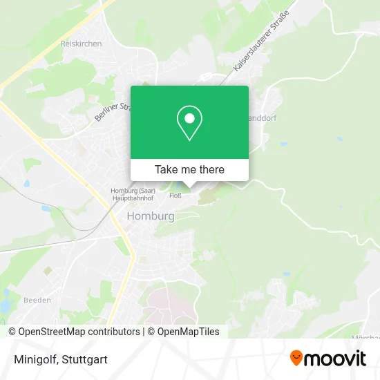 Minigolf map