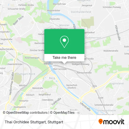 Thai Orchidee Stuttgart map