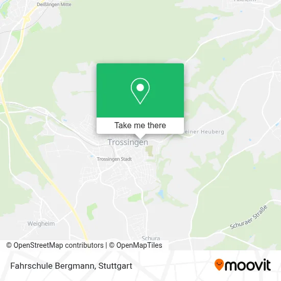 Fahrschule Bergmann map