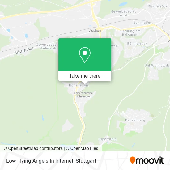 Low Flying Angels In Internet map
