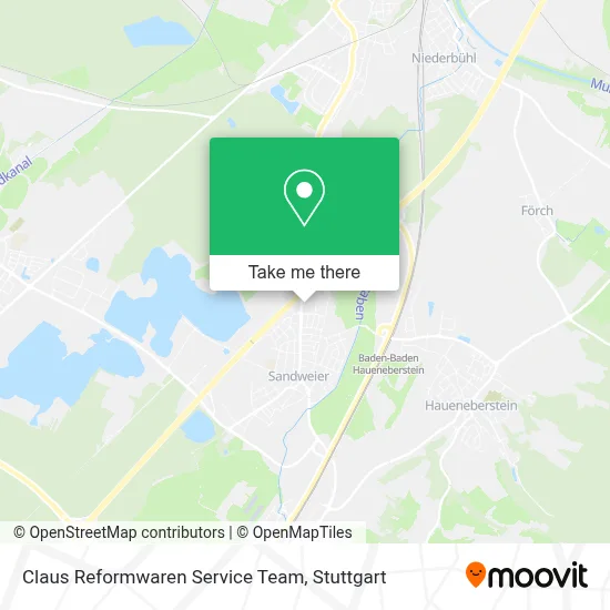 Claus Reformwaren Service Team map