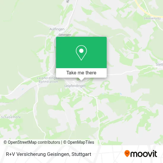 R+V Versicherung Geisingen map